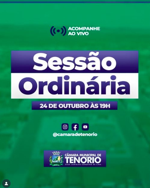 Sessão Ordinária | 24 de outubro de 2025