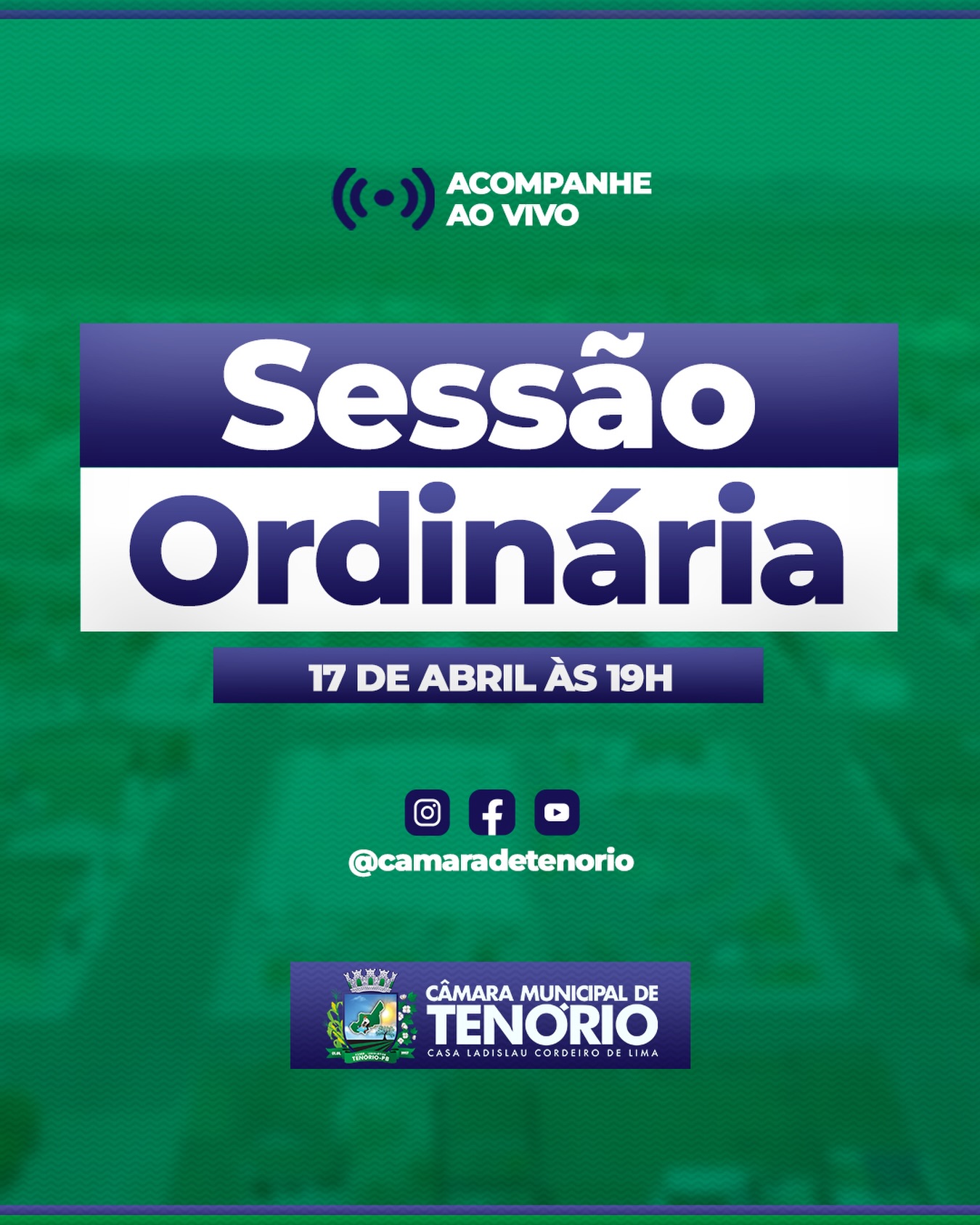 Hoje é dia de compromisso com o povo! 🏛️
